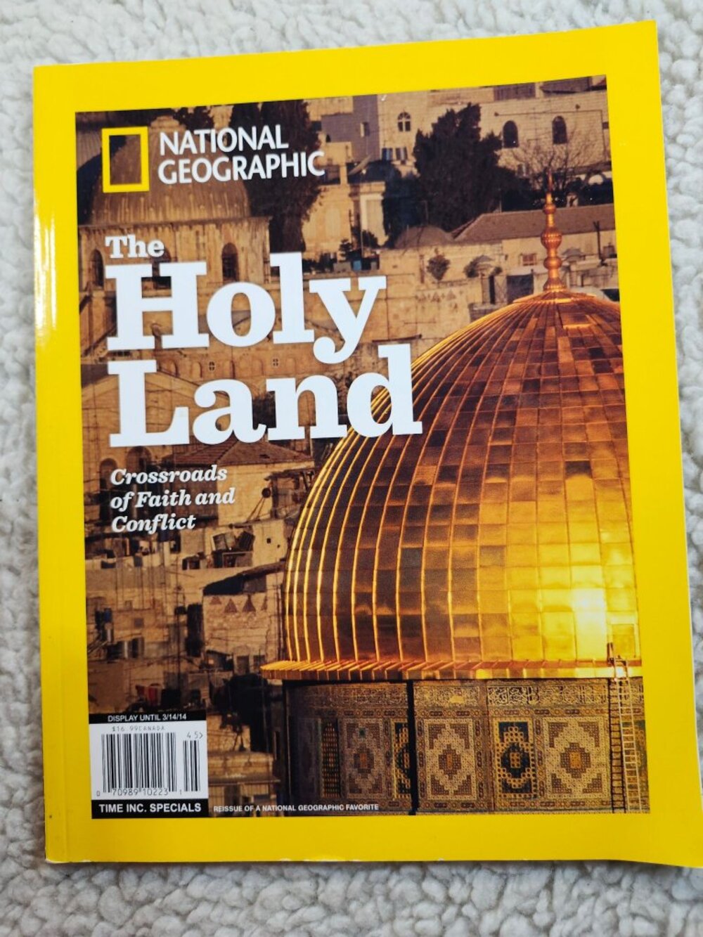 National Geographic The Holy Land Magazine Special Reissue 2014 Photo Collectibl